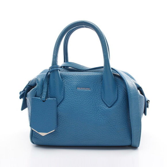 Balenciaga Infanta Handbag Leather Blue - Picture 1 of 7